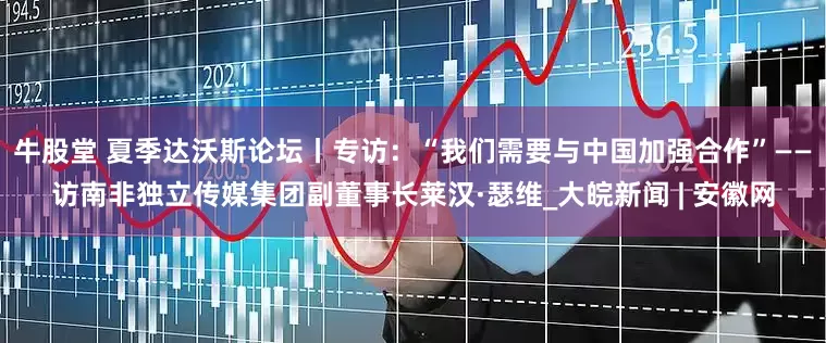 牛股堂 夏季达沃斯论坛丨专访：“我们需要与中国加强合作”——访南非独立传媒集团副董事长莱汉·瑟维_大皖新闻 | 安徽网