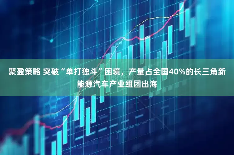 聚盈策略 突破“单打独斗”困境，产量占全国40%的长三角新能源汽车产业组团出海